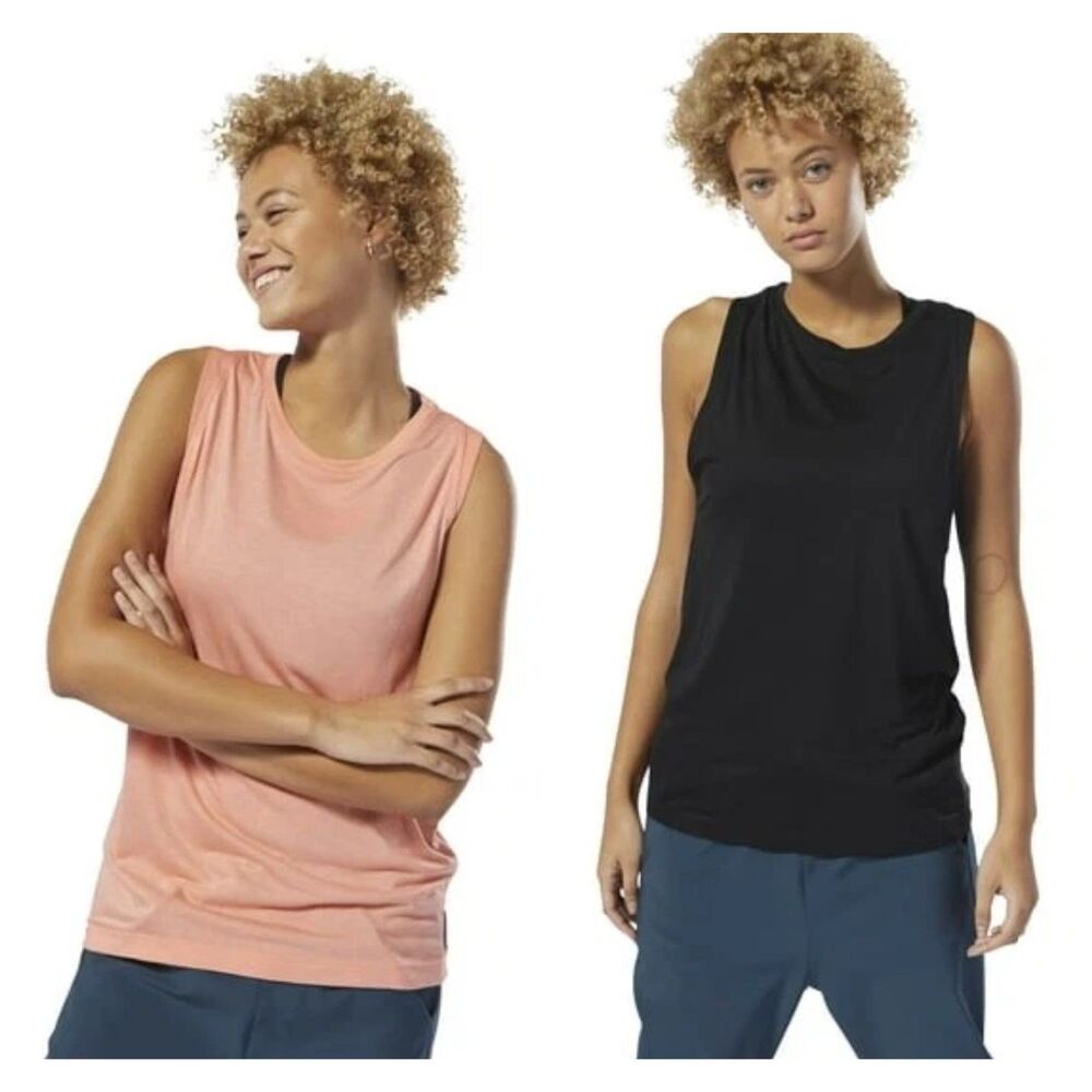Reebok Training  Solid Muscle Tank Top, Color, size are listed is Description